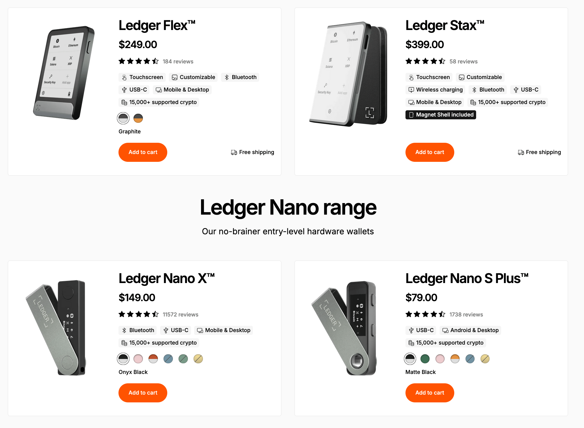 Ledger Devices
